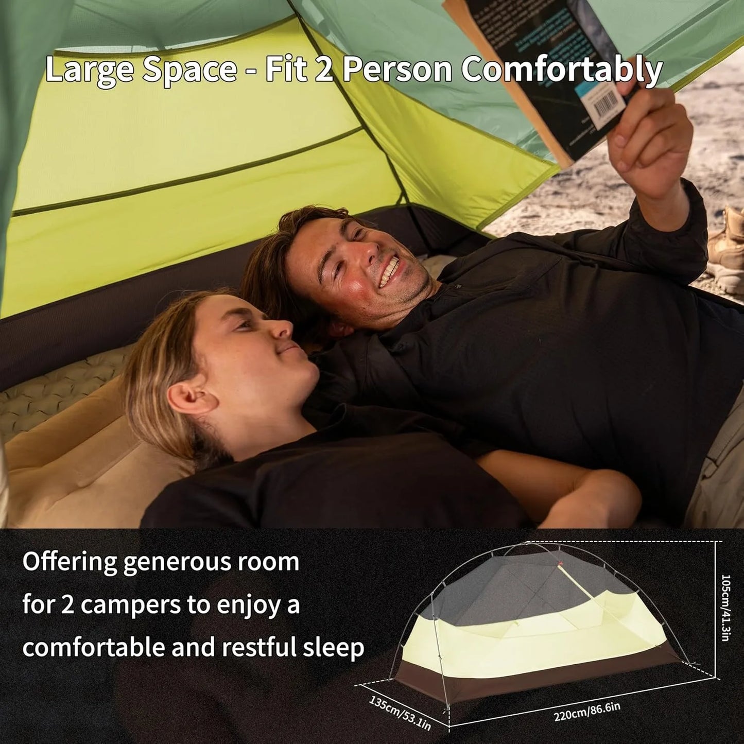 Naturehike Mongar BASE Camping Tent For 2 To 3 People