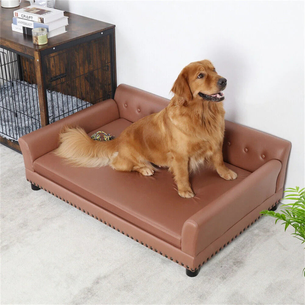 Borwart Luxury Heavy Duty Pet Sofa Bed With Removable Cover