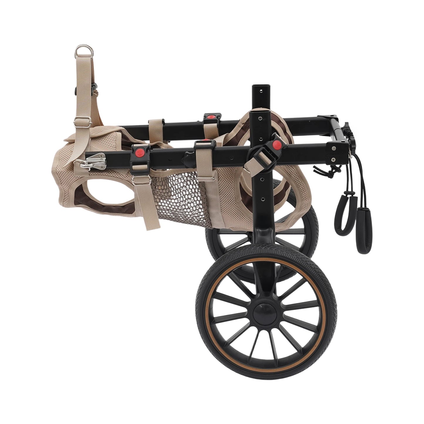 Adjustable Dog Wheelchair Hind Leg Walker Aluminum Alloy Pet Cart