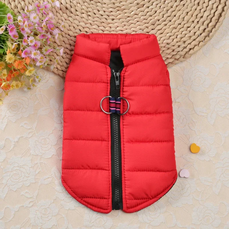 Winter Warm Dog Coat Jacket Padded Windproof For Dogs