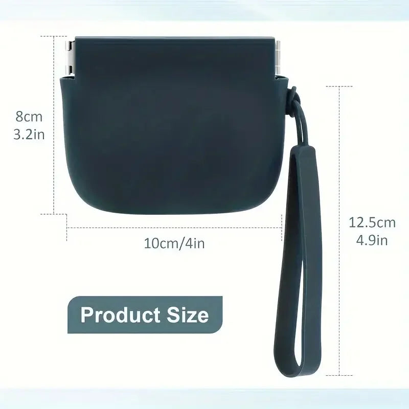 Portable Silicone Dog Treat Bag for Training and Snacks