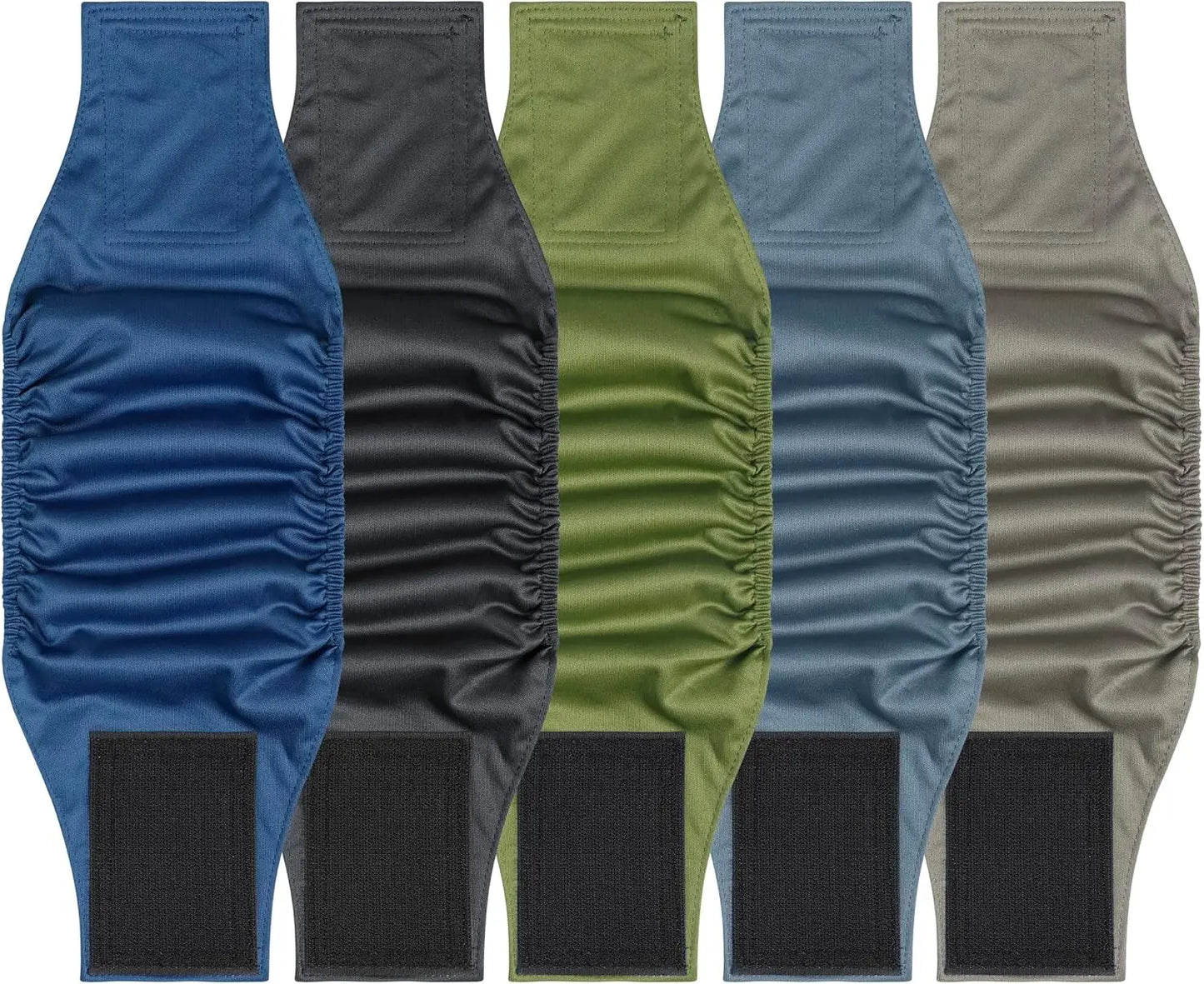 Premium Male Dog Belly Bands Reusable Leak Proof 5 Pack