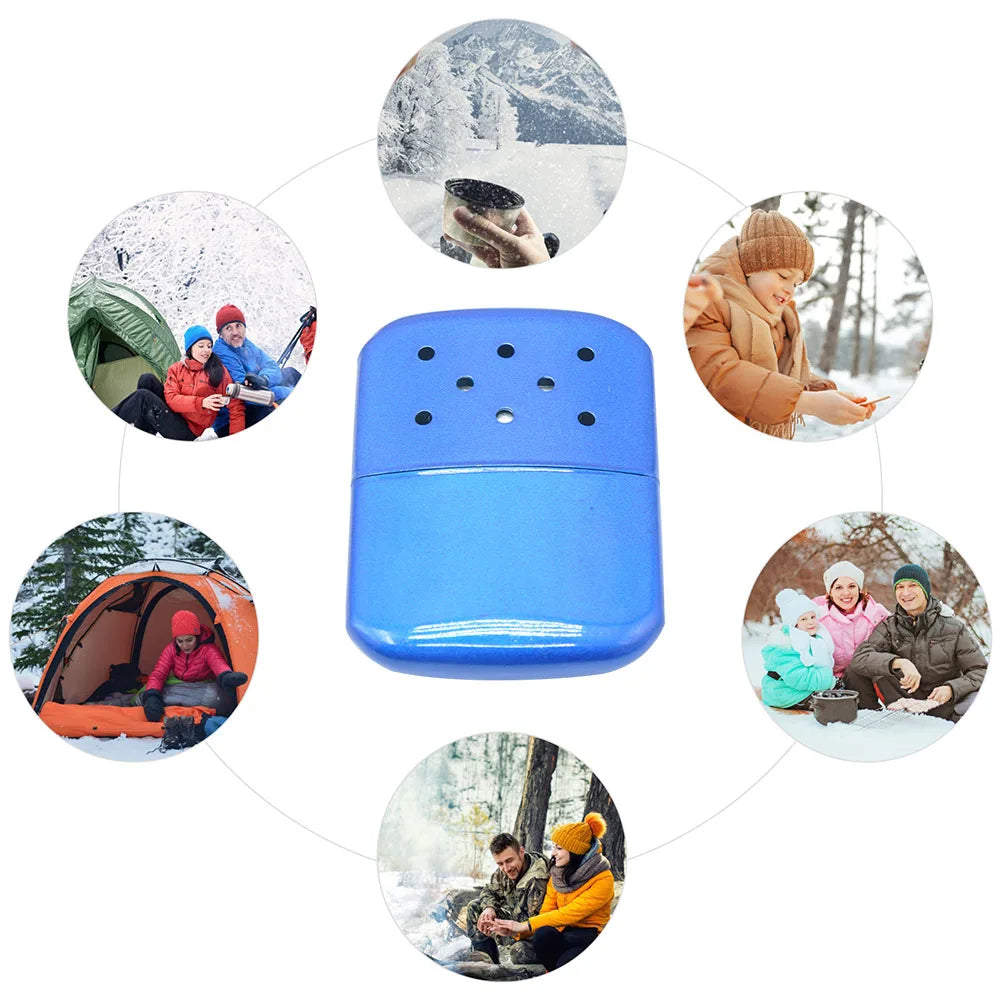 Apwikoger Refillable Catalytic Fuel Hand Warmer Portable Reusable Metal Alloy