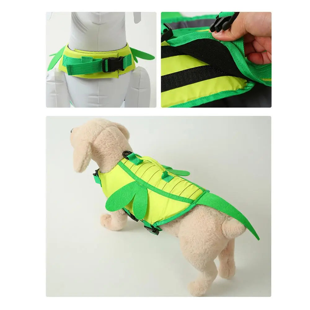 Dog Life Vest For Boating Ripstop Waterproof With Handle