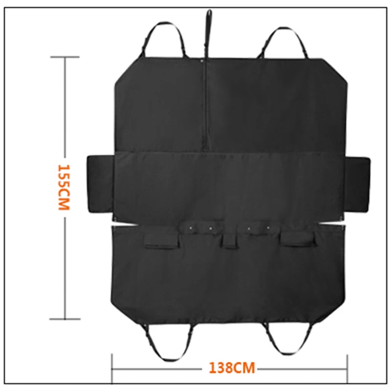 TrueLove Pet Car Seat Cover Back Seat Waterproof Durable Zippered