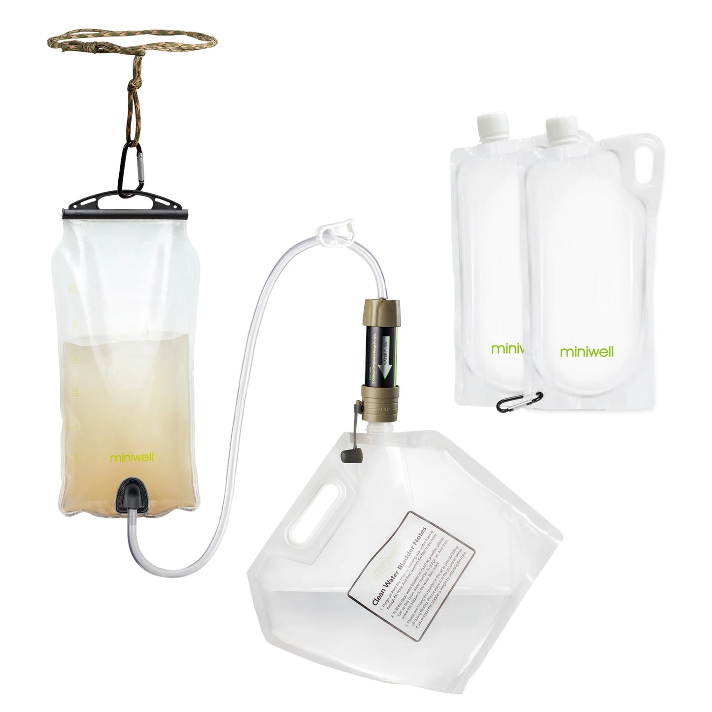 Miniwell L630A Outdoor Water Filter New Model for Portable Filtration
