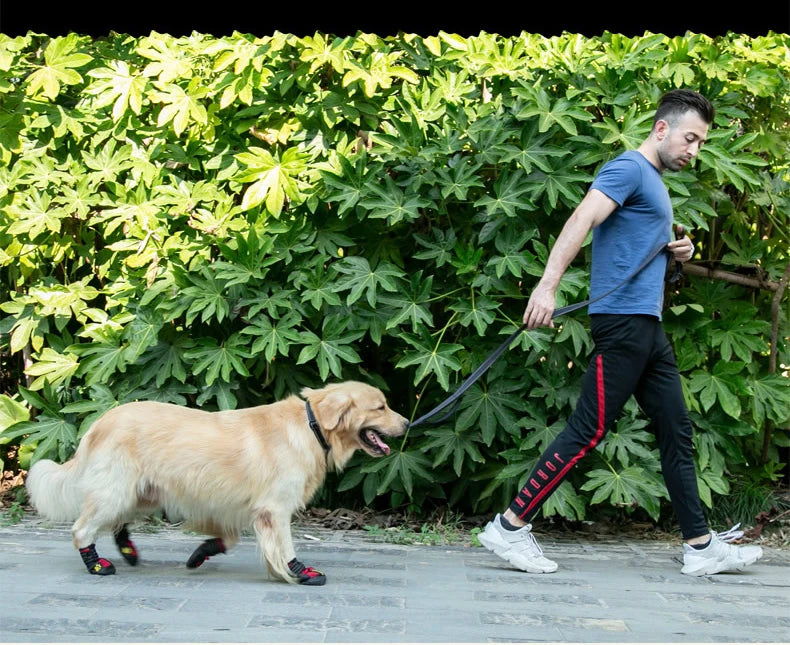 HCPET Waterproof Outdoor Dog Boots Set Durable Breathable