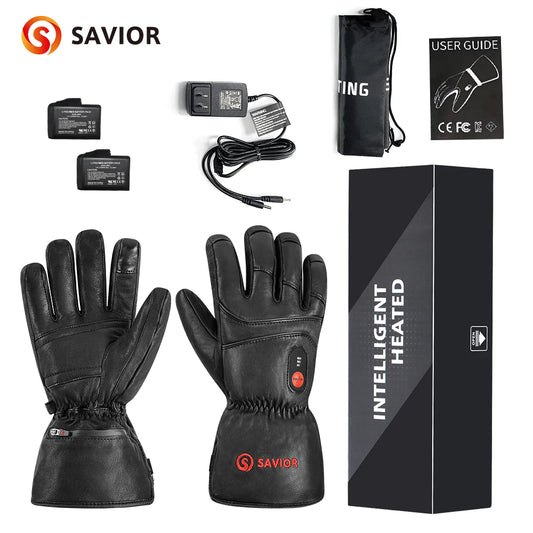 Savior Heat Electric Rechargeable Heated Gloves Outdoor Winter Sports