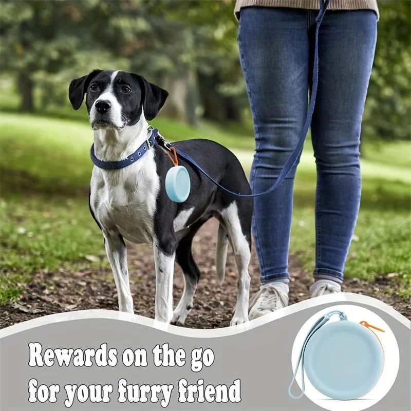 Silicone Dog Treat Pouch Waterproof Outdoor Training Bag