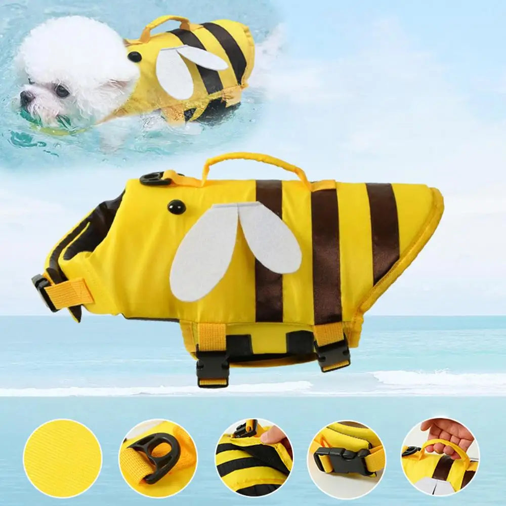 Dog Life Vest For Boating Ripstop Waterproof With Handle