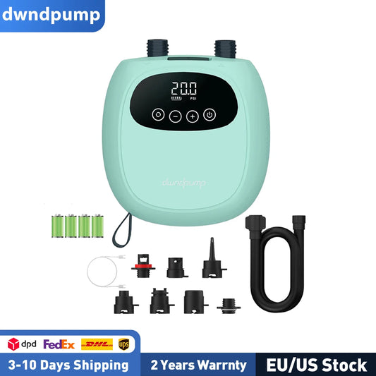 Dwndpump DP3 Electric SUP Pump 20 PSI With Battery