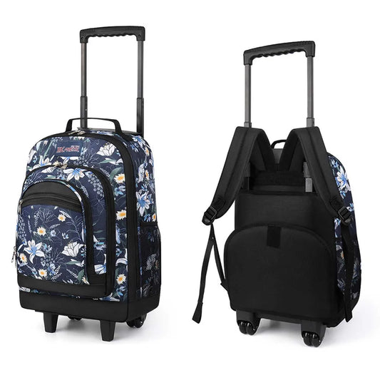 New York XPress Rolling Backpack With Wheels For Travel - Paws and Pro's Outfitters