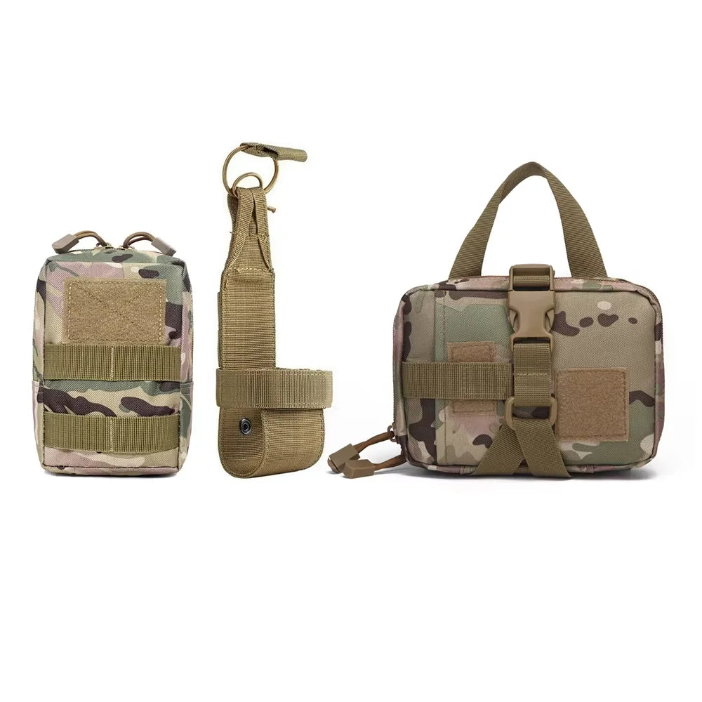 Dog Tactical Bags Set With MOLLE Pouches For Harness