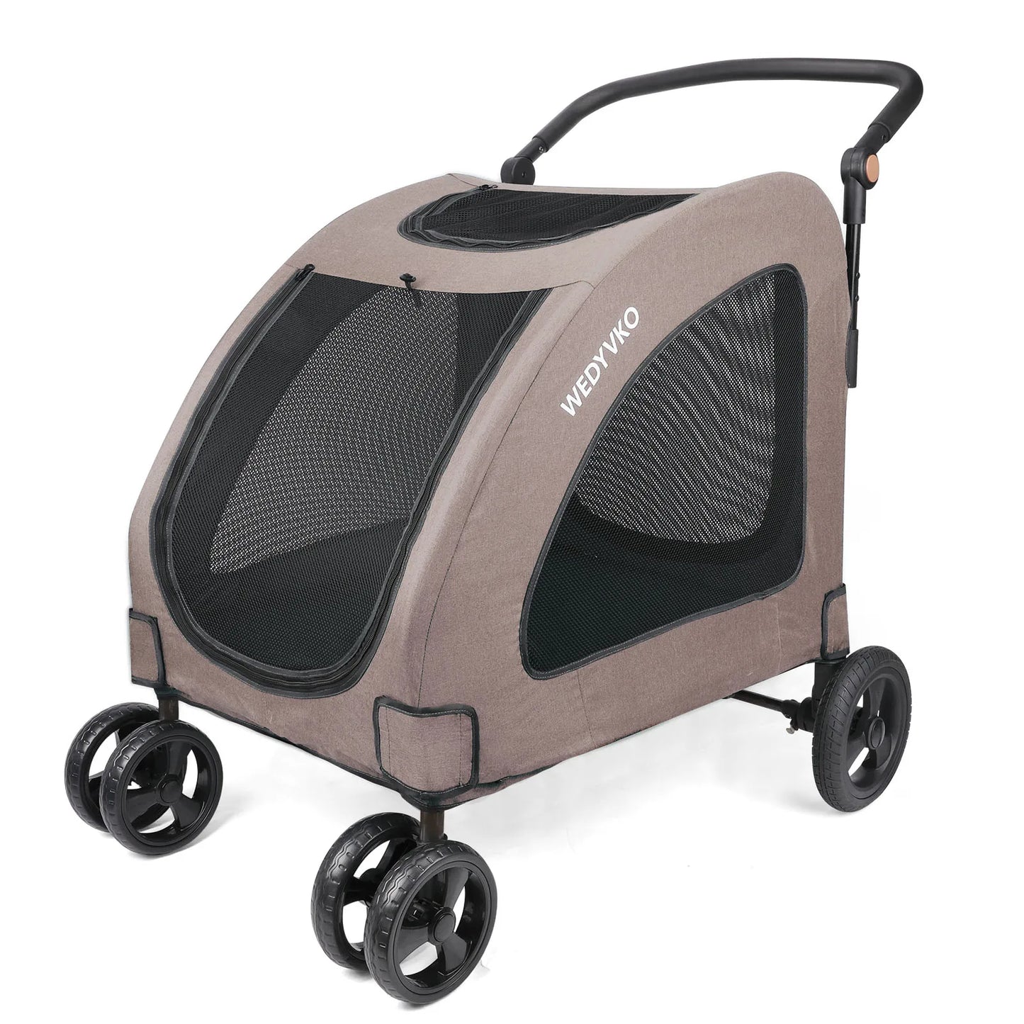 Heavy Duty Dog Stroller Foldable Wagon With 360 Degree Wheels