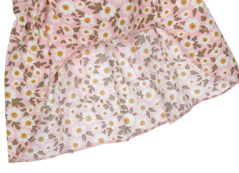 Cat Skirt Dress With Floral Print For Small Pets Collection