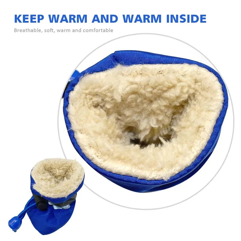Waterproof Antiskid Soft Sole Puppy Dog Boots Winter Protection