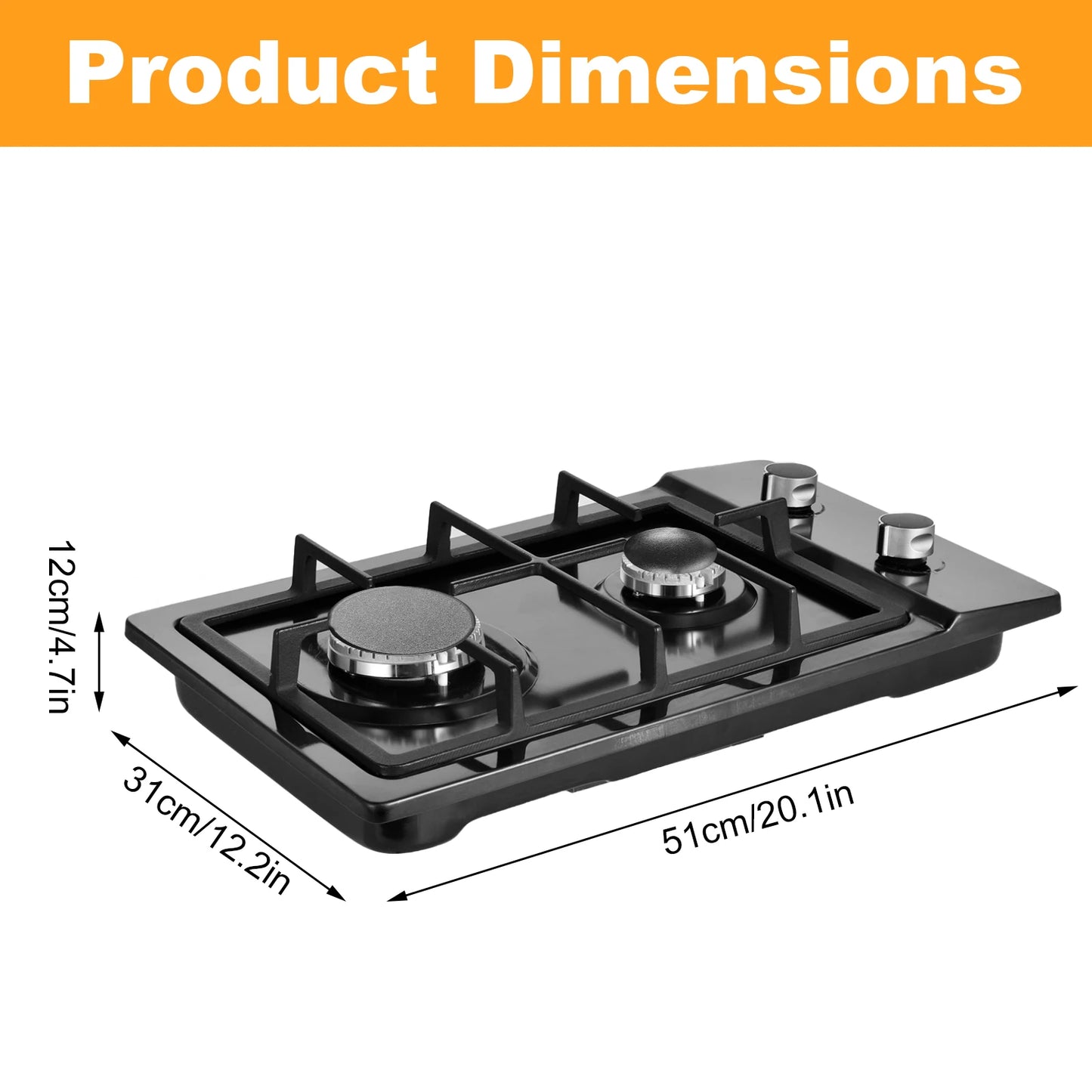 Fire Hole Indoor Propane Stove Portable With Auto Ignition