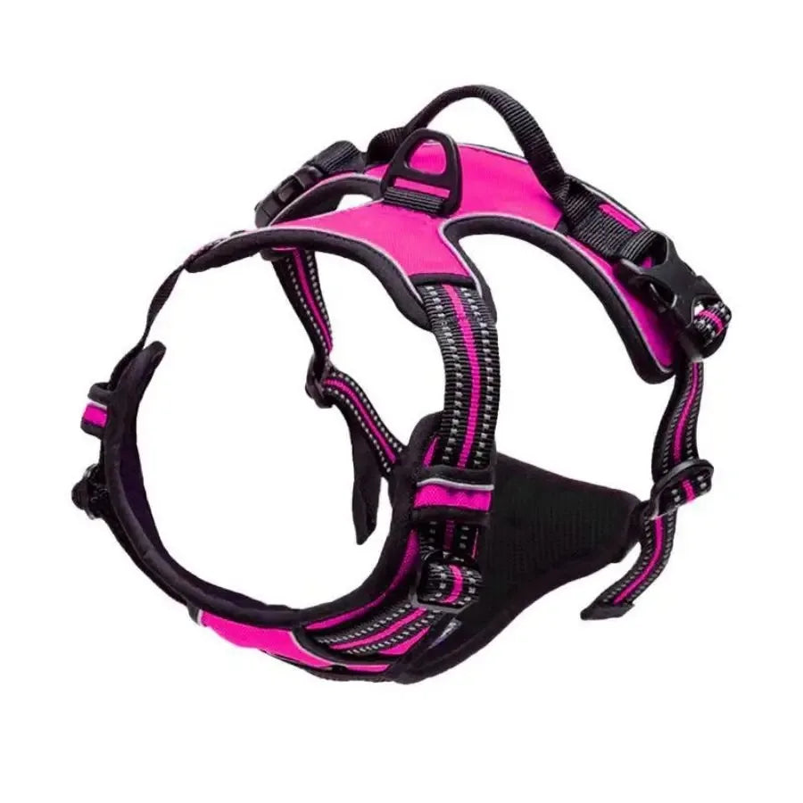 BeiYu Pet Vest Harness For Dogs Leash Set Durable Leather