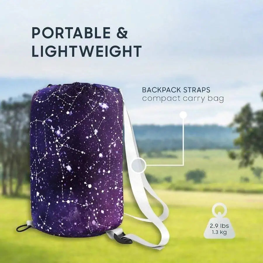 Constellation Design Adult Sleeping Bag Water Repellent Mummy 3-Season