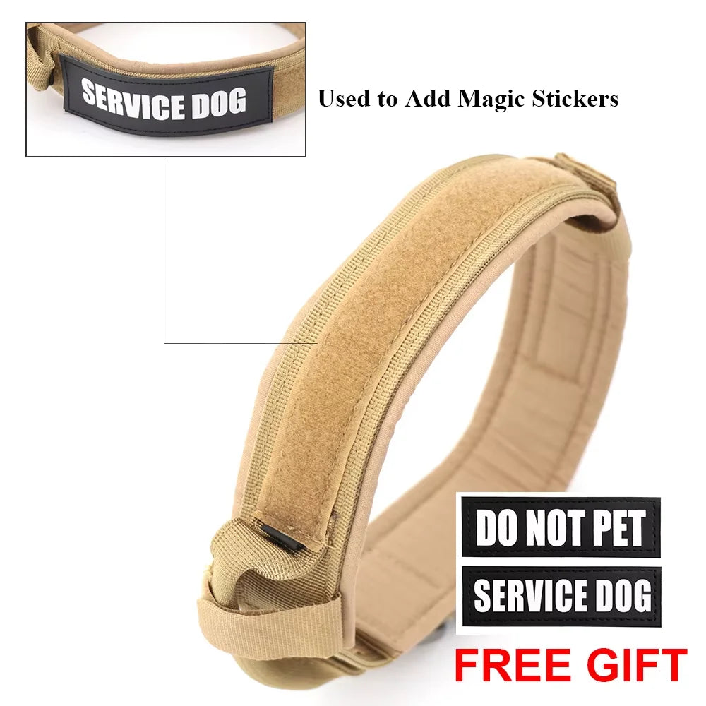 Dog Training Collar And Leash Set With Adjustable Control Handle