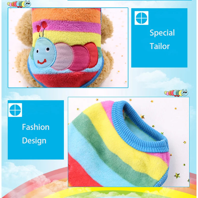 KaJiPet Soft Flannel Winter Vest For Small Dogs And Cats