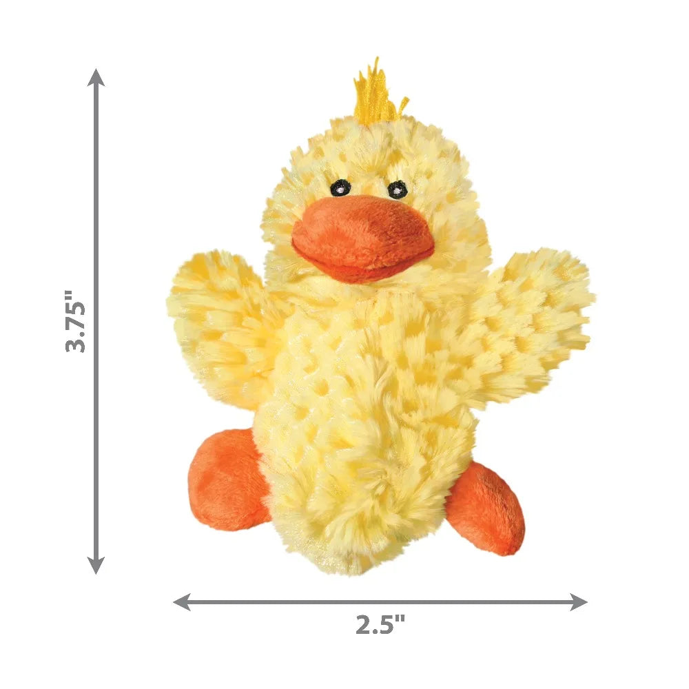 Squeaky Duck Dog Toy With Plush Chew And Loud Squeaker