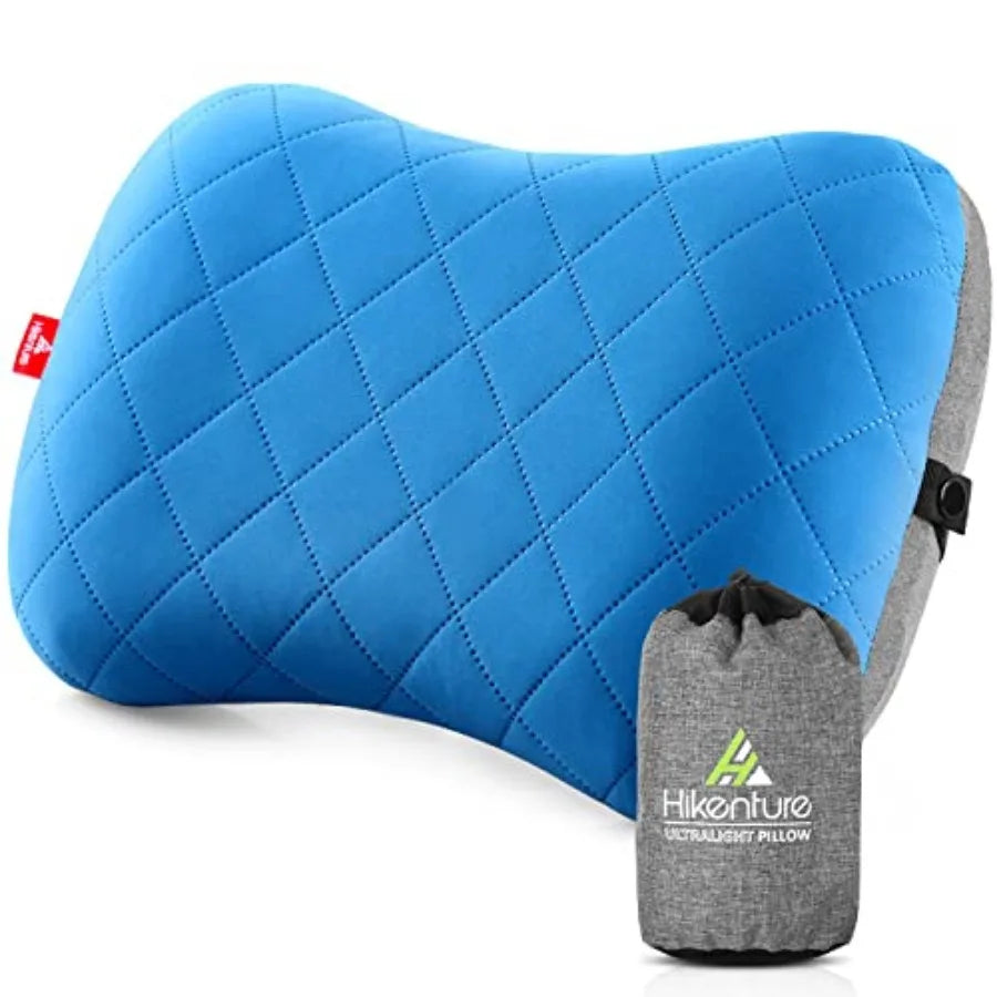 Camping Pillow With Removable Cover Ultralight Inflatable Neck Support