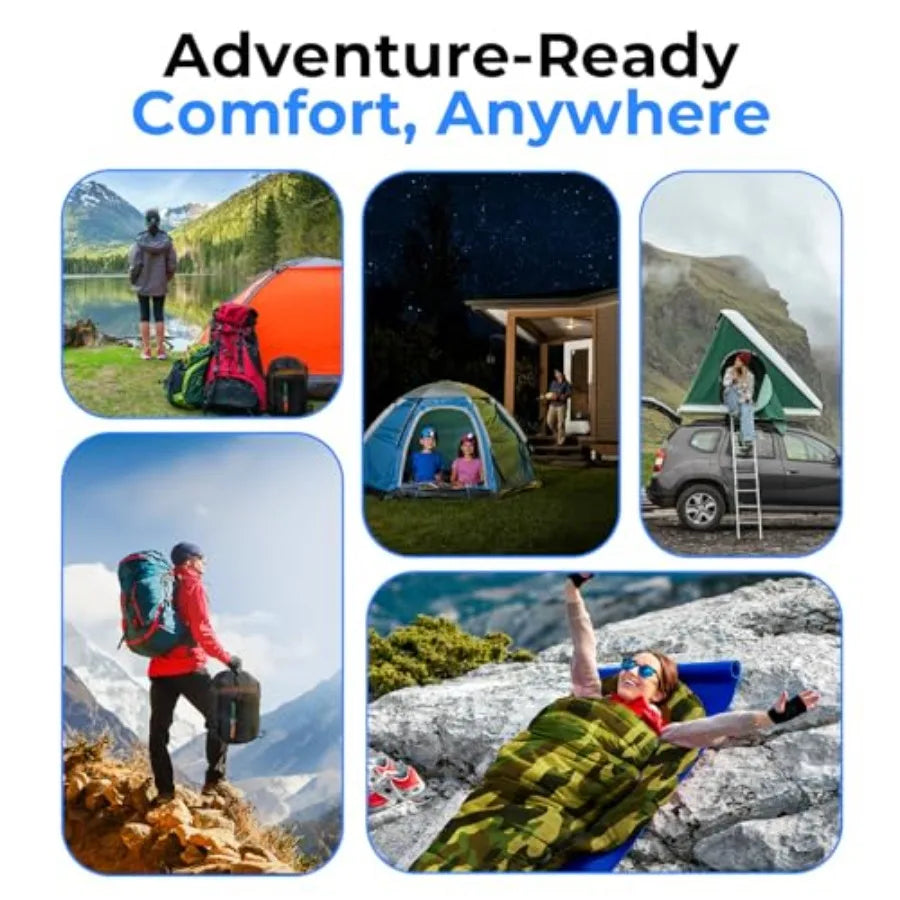 Military-Style Cotton Sleeping Bag For Extreme Cold Weather