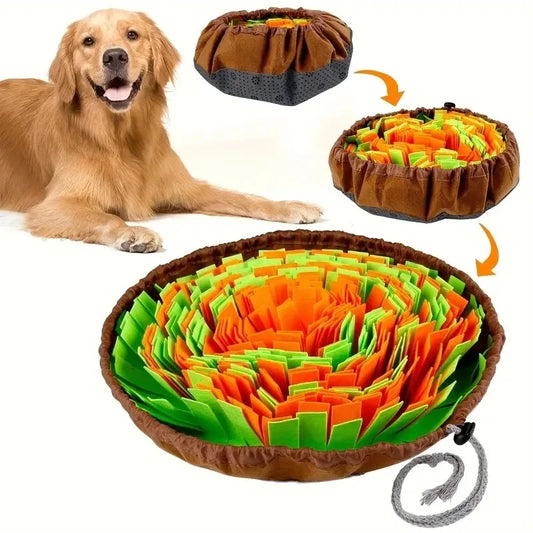 Washable Felt Pet Sniffing Pad Foldable For Dog Slow Feeding - Paws and Pro's Outfitters