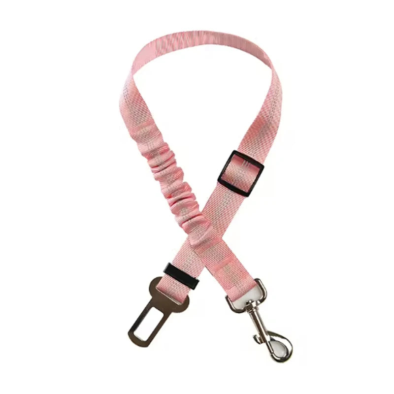 Dog Safety Car Seat Belt Leash With Elastic Traction