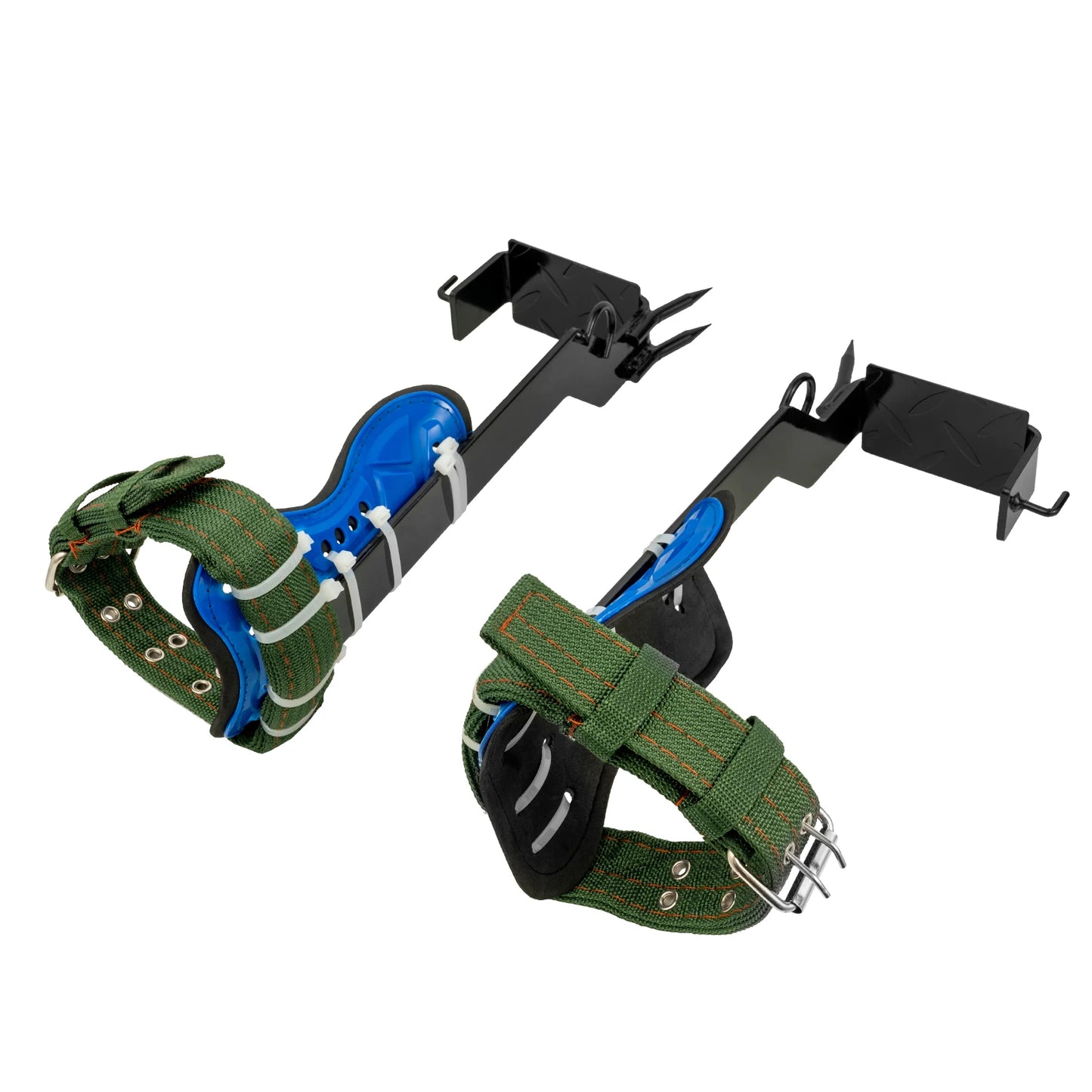 Professional Tree Climbing Spikes Kit With Safety Harness Capacity 220lbs