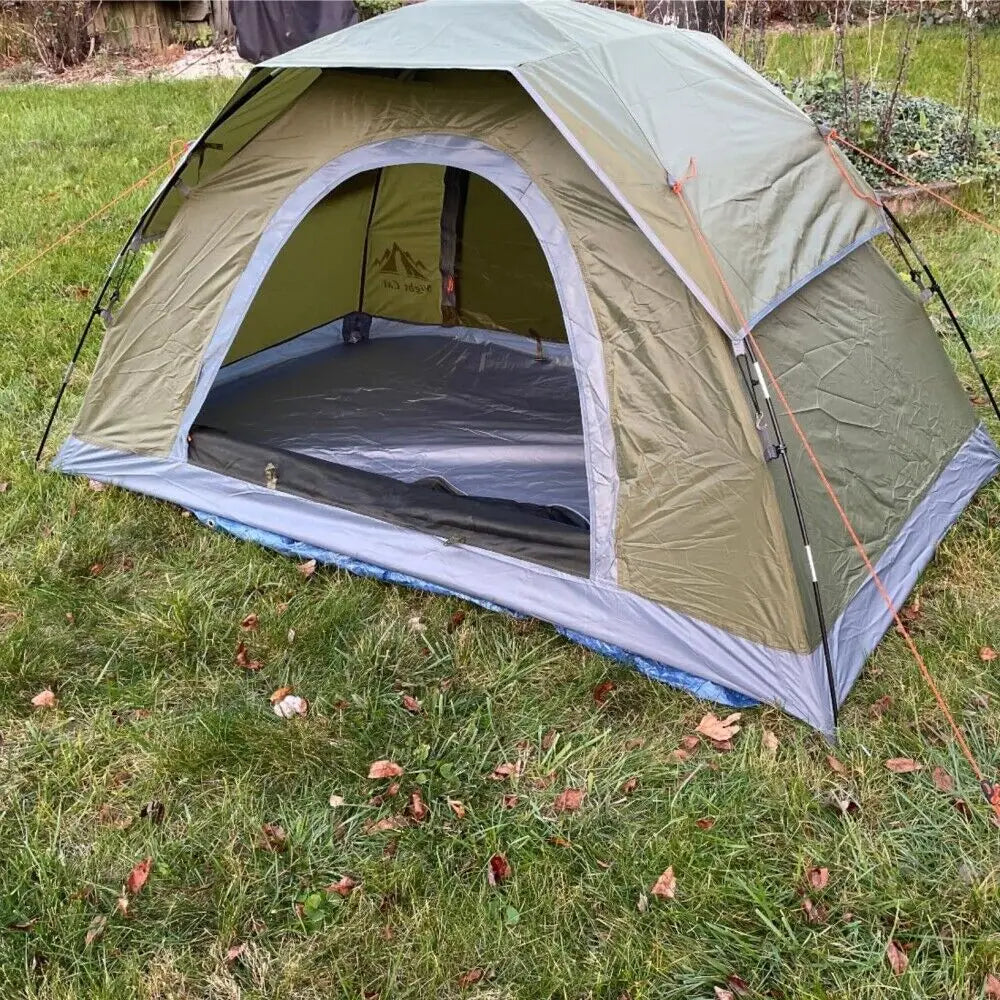 Night Cat Camping Tents With Rainfly Easy Clip Setup Waterproof