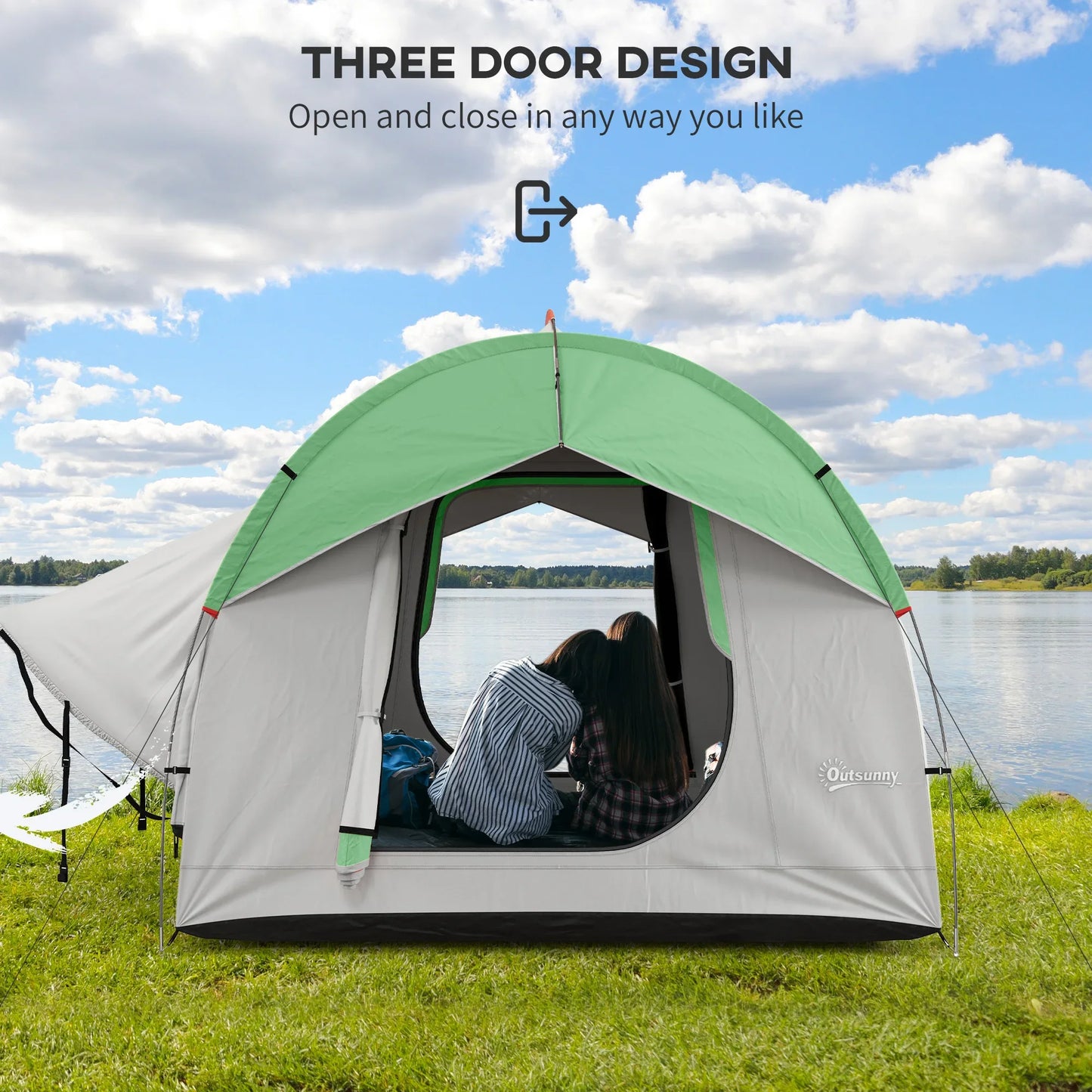 Waterproof SUV Tent With Mesh Window For Family Travel