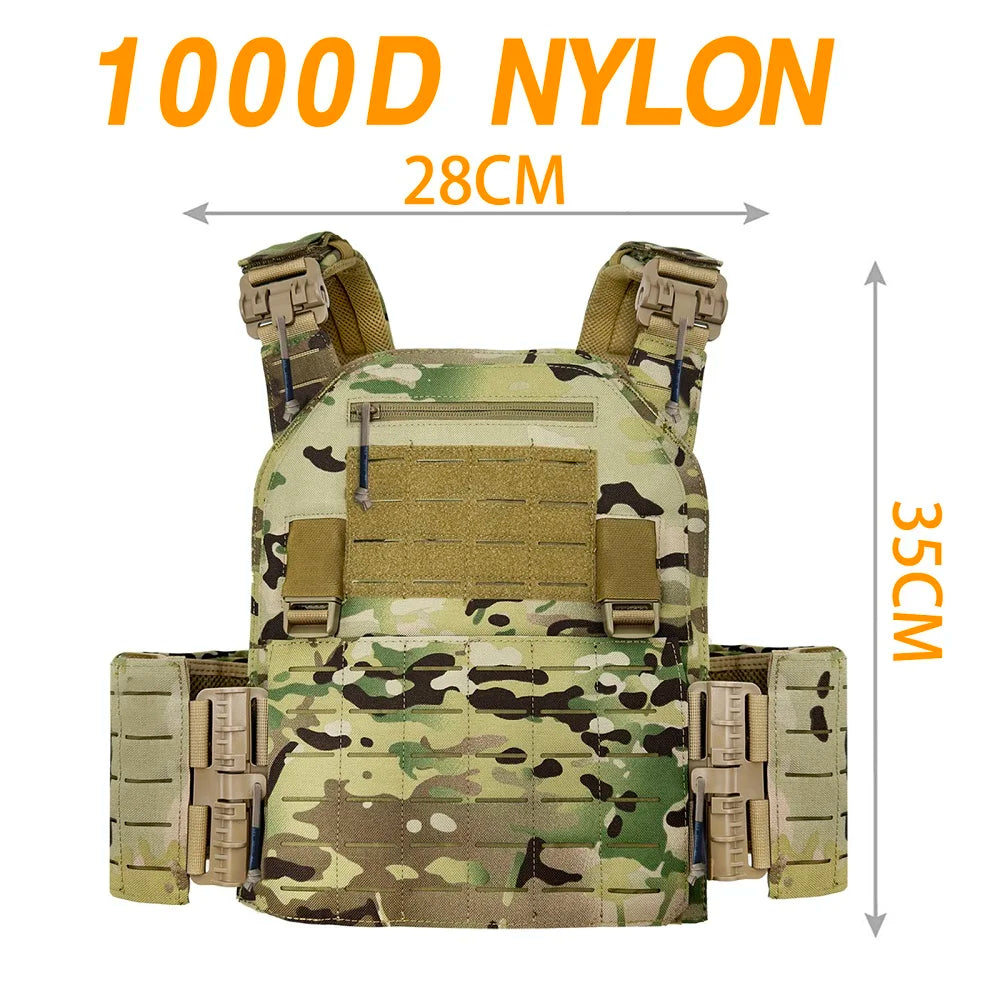 LAVC Modular Quick Release Plate Carrier Vest For Enhanced Protection