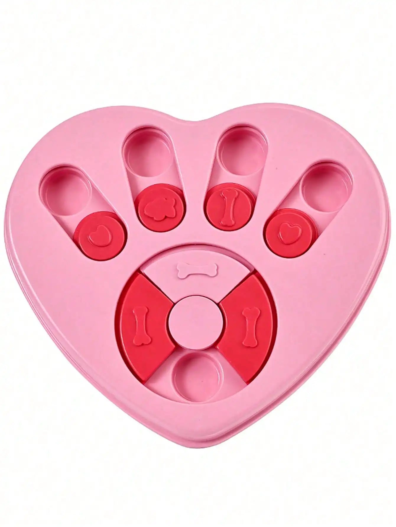 Durable Interactive Dog Cat Slow Feeder Bowl Puzzle Food Dispenser