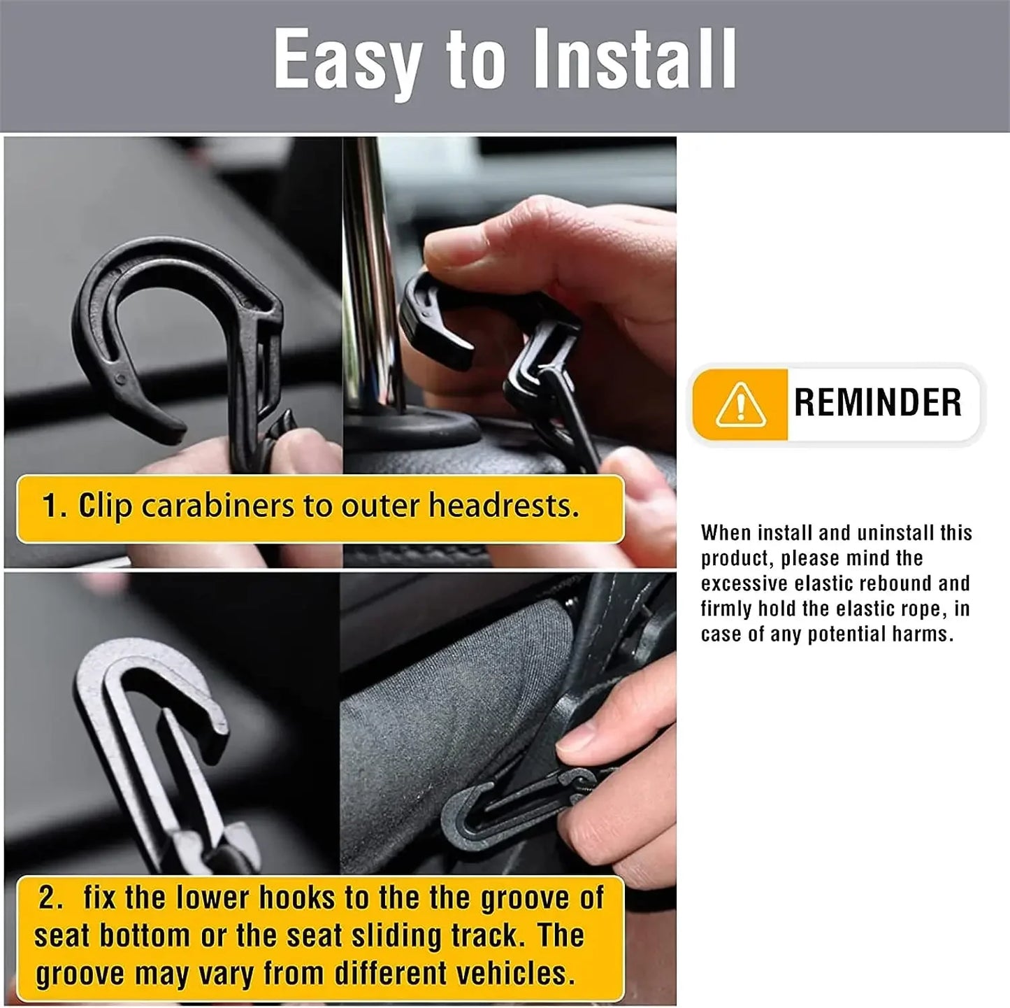 Pet Car Barrier With Automatic Mesh Storage Bag For Back Seat Safety