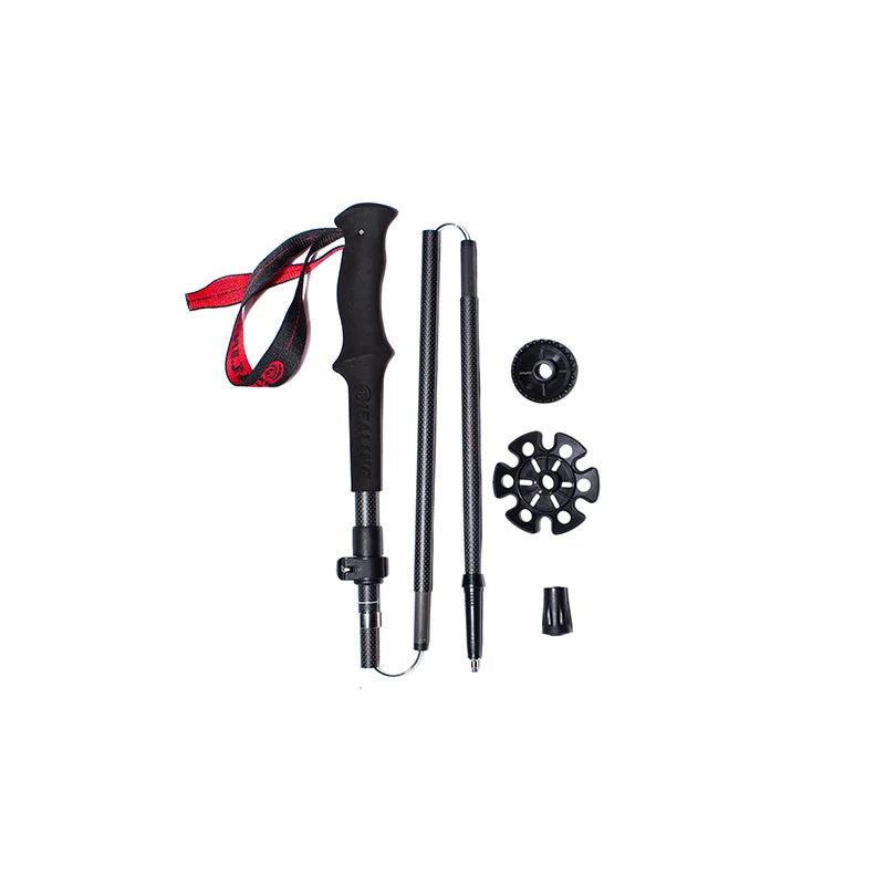Super Light Telescopic Trekking Poles Portable Nordic Walking Sticks for Outdoor Camping Hiking Easy to Fold Alpenstock