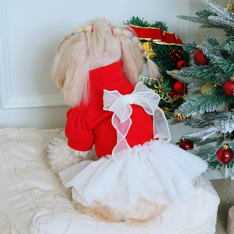Christmas Checker Dog Dress From Pawstrip