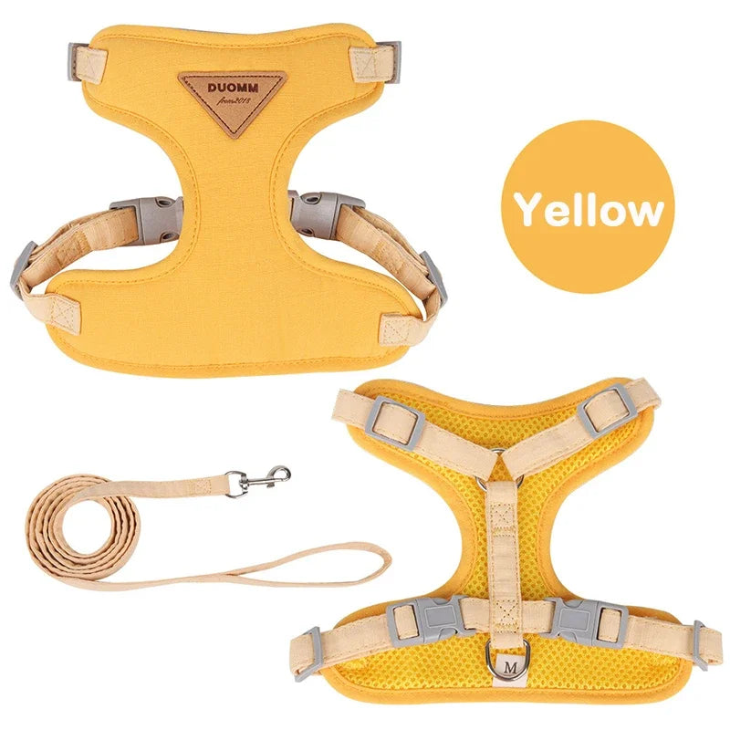Breathable Puppy Harness And Leash Set For Small Pets