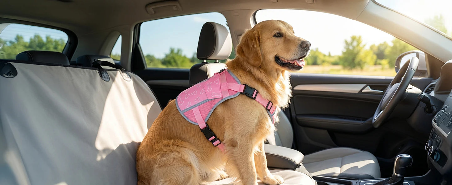 Cooling Vest For Dogs With Replaceable Cooling Packs, Lightweight