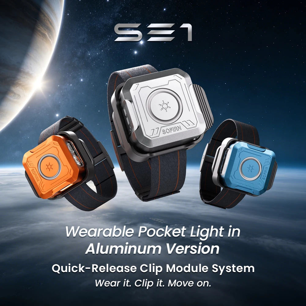 Sofirn SE1 300 Lm Pocket Flashlight With RGB Signal Ring