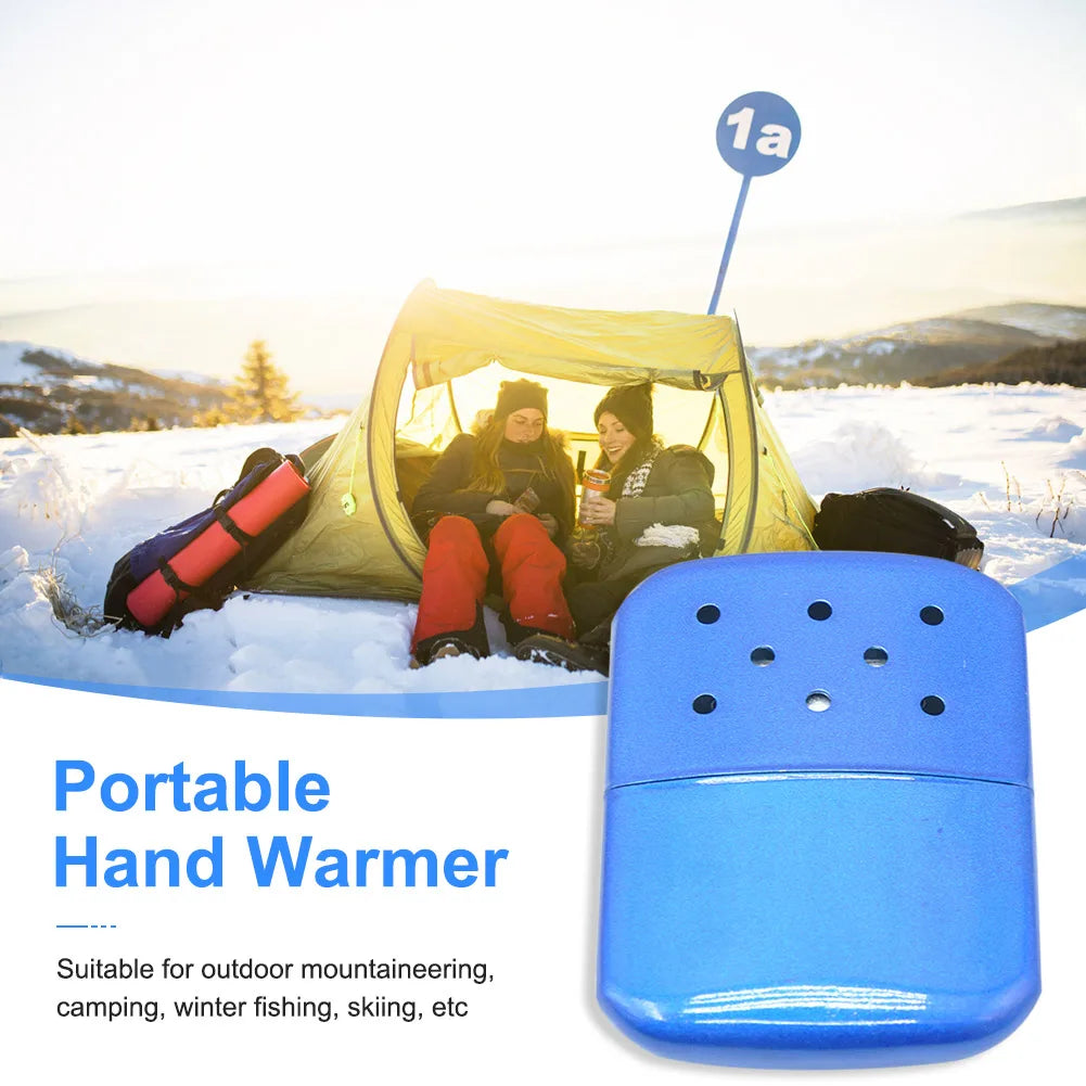 Apwikoger Refillable Catalytic Fuel Hand Warmer Portable Reusable Metal Alloy