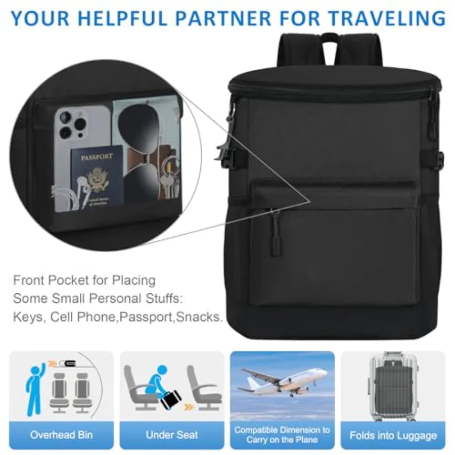 Cooler Backpack Insulated Leakproof Ice Chest For Men Women Camping