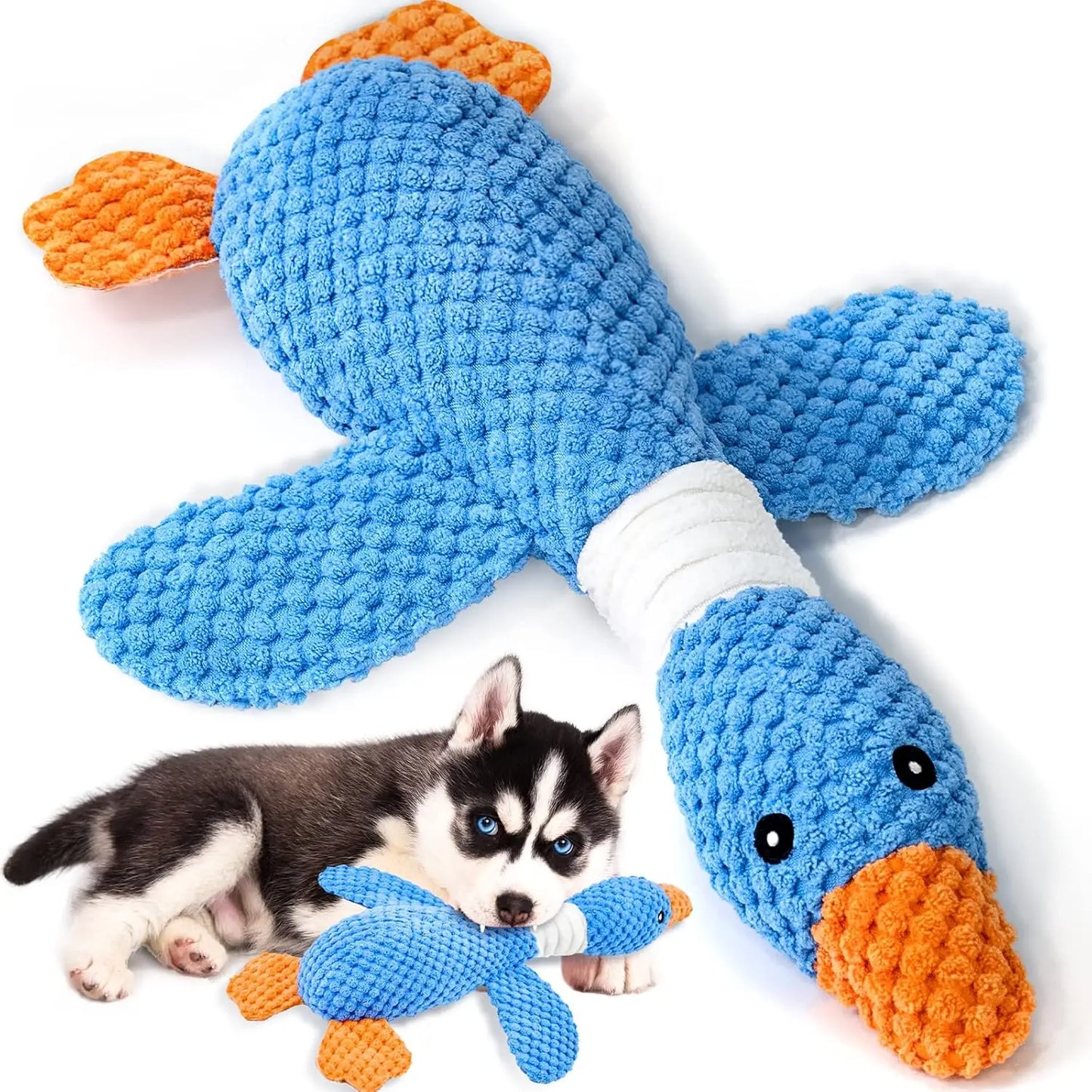 Goose Indestructible Dog Chew Toy for Aggressive Chewers