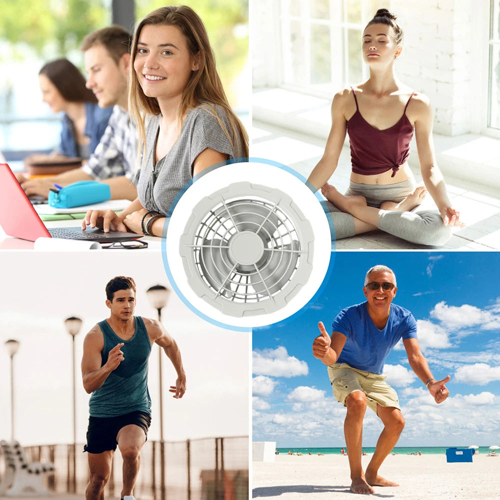 Wearable Cooling Vest With Air Conditioning Fan For Outdoor Summer