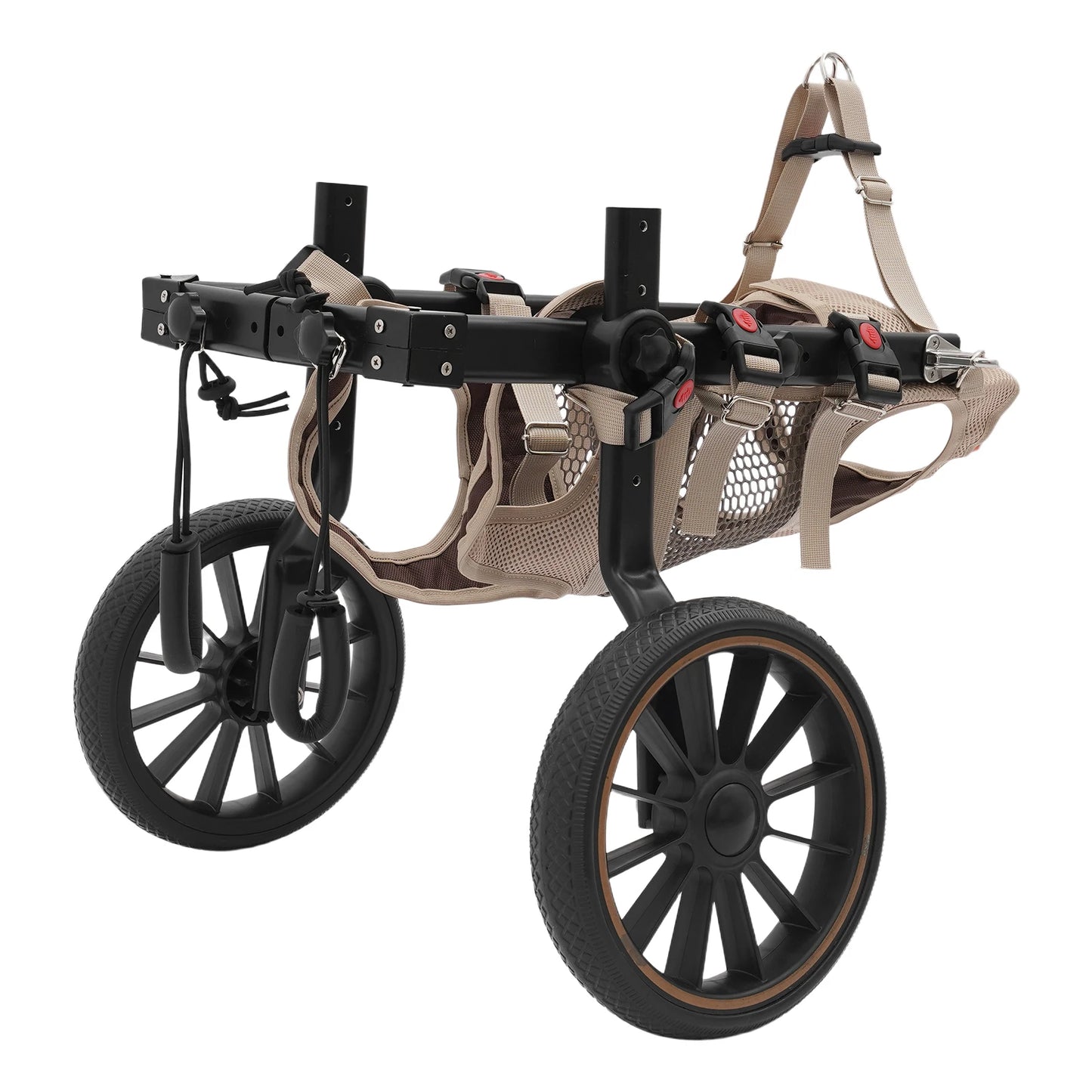 Pet Walking Aid Two-Wheel Dog Wheelchair for Hind-Leg Support