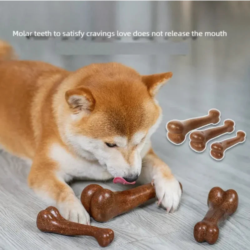 Natural Wooden Indestructible Dog Chew Toy For Puppies
