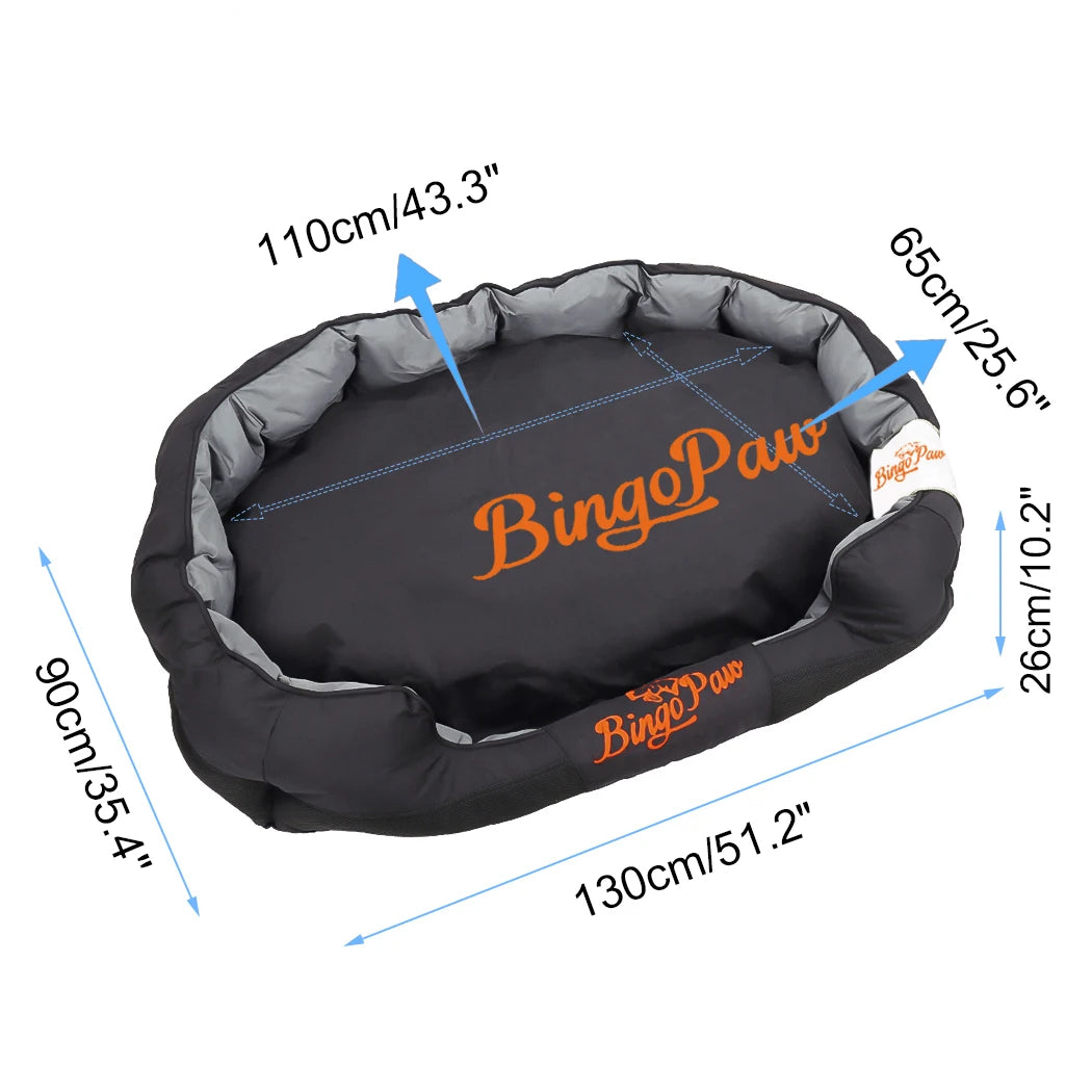 BINGOPAW All Season Calming Dog Bed With Removable Oxford Cover