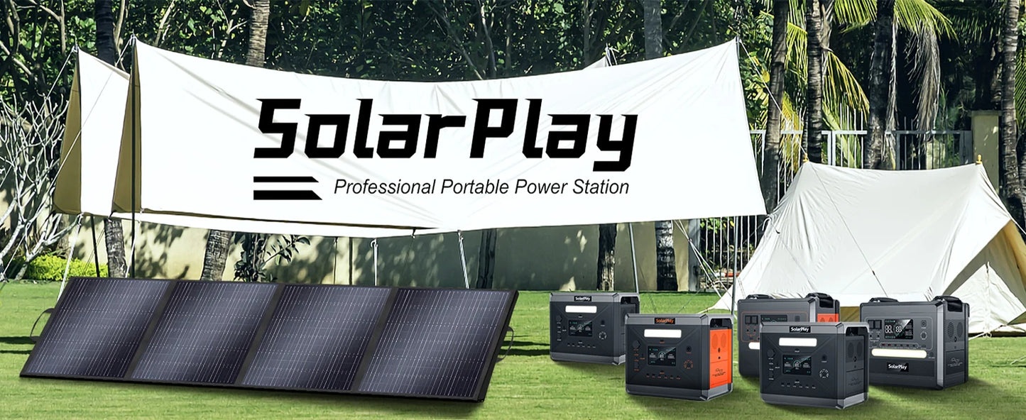 SolarPlay Portable Power Station 2500W 2300Wh Solar Generator