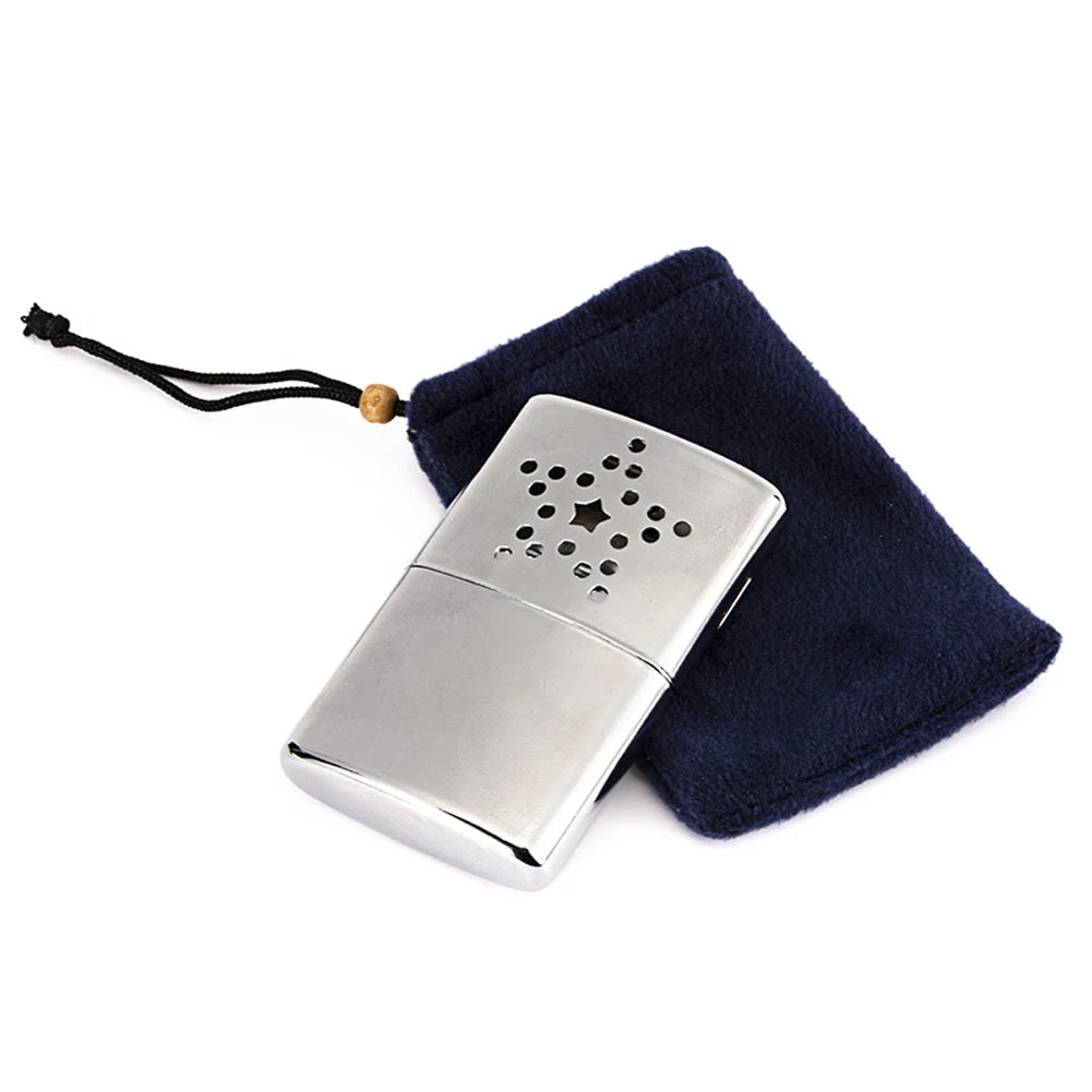 Apwikoger Refillable Catalytic Fuel Hand Warmer Portable Reusable Metal Alloy